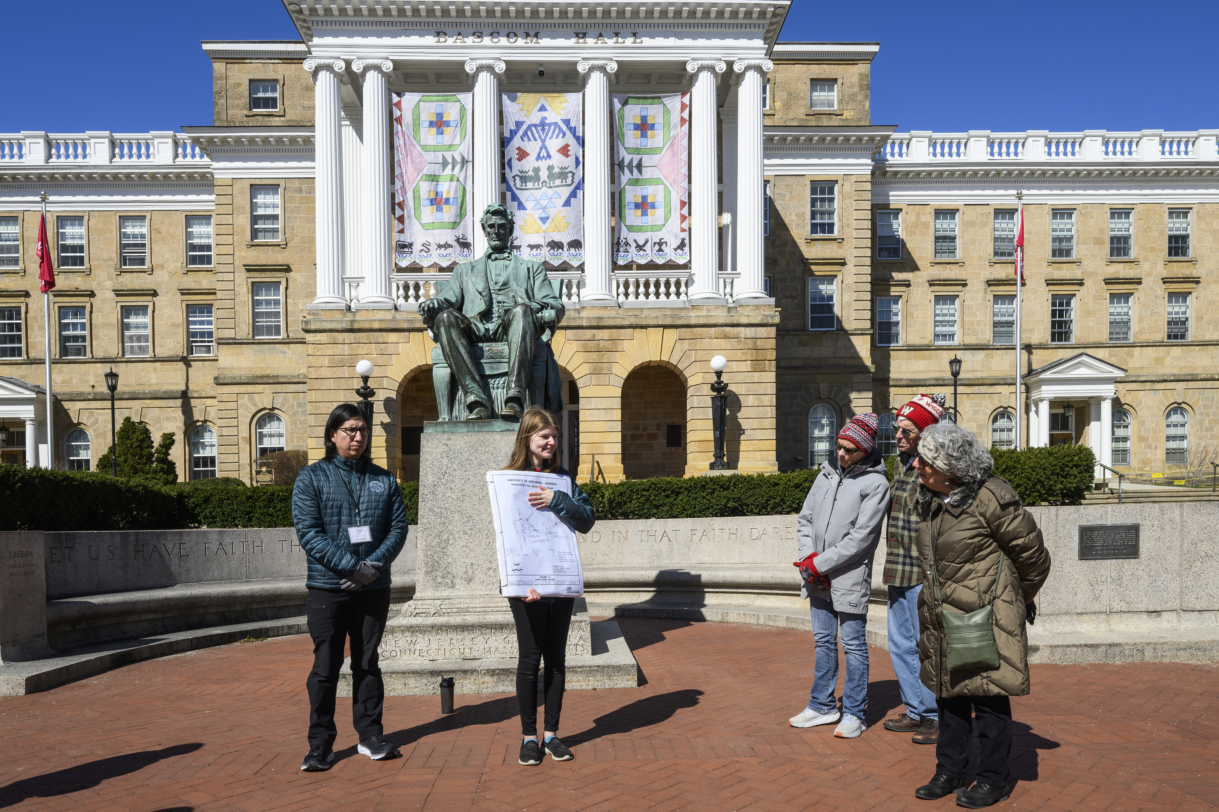 Image of students on a First Nations Cultural Landscape Tour